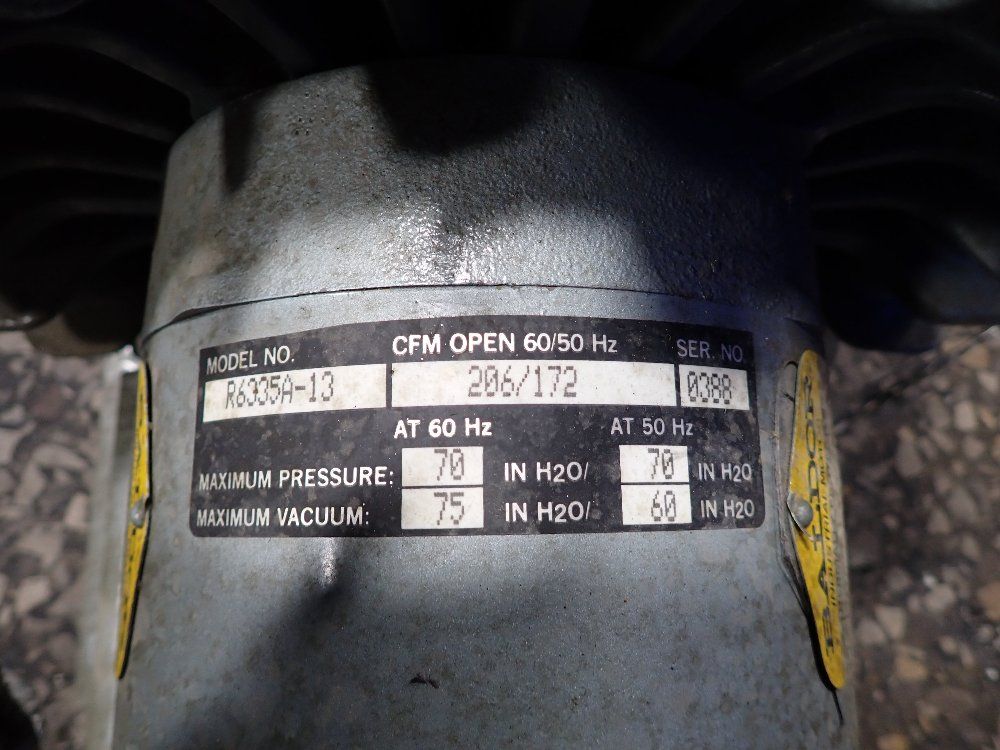 2.5/3.5 Hp Regenerative Blower - R6335a-13