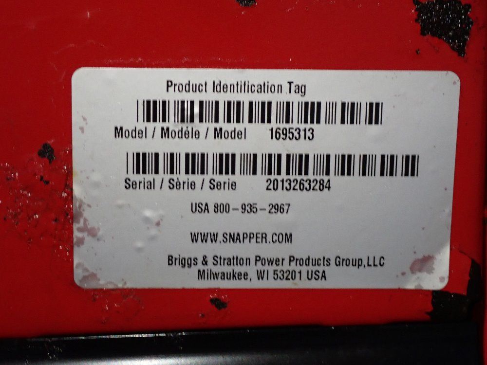 Snapper 24" Snow Blower - 9241 / 1695313