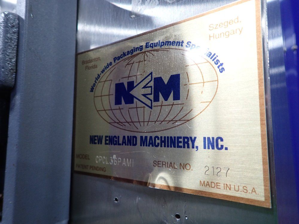 New England Machinery Cpcl36pami Unscrambler - Cpcl36pami