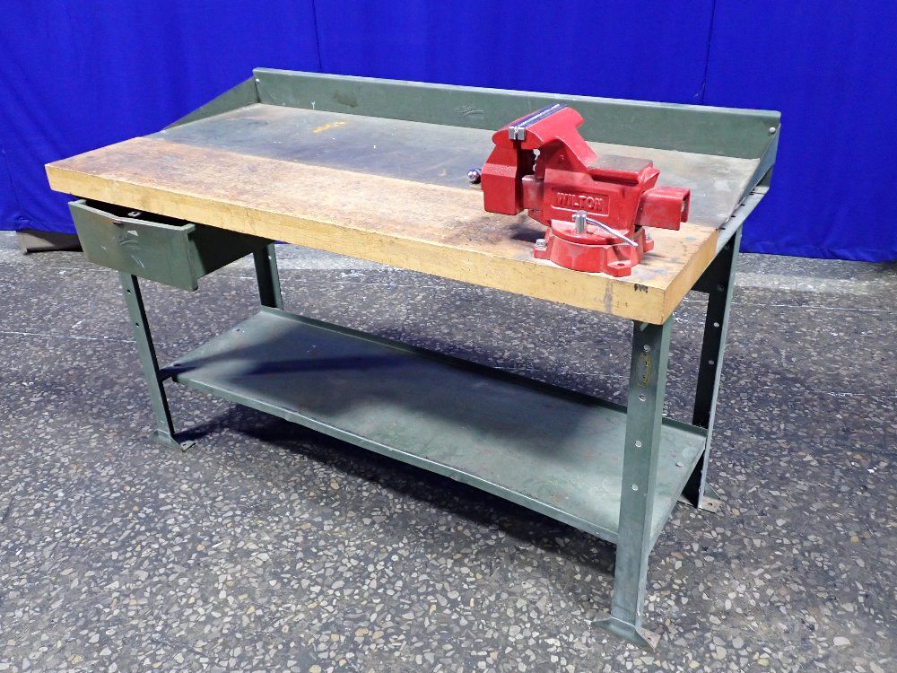 Pollard 29"x60" Workbench W/ Vise