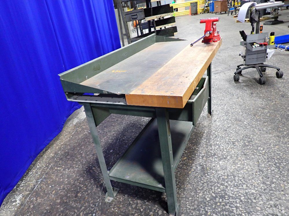 Pollard 29"x60" Workbench W/ Vise