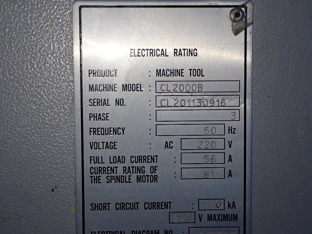 Mori Seiki 2015 Mori Seiki Cl2000b Cnc Lathe - Cl2000b