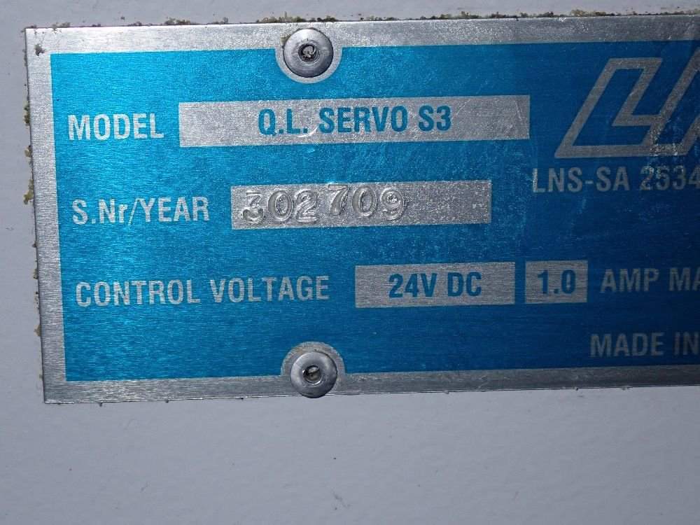 Lns 64" Q.l. Servo S3 Bar Feeder - Q.l. Servo S3