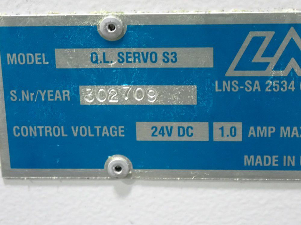 Lns 64" Q.l. Servo S3 Bar Feeder - Q.l. Servo S3