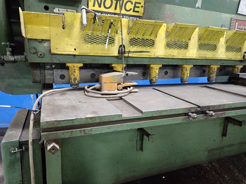 Lodge & Shipley 3/8" X 123" 0610 Shear - 0610