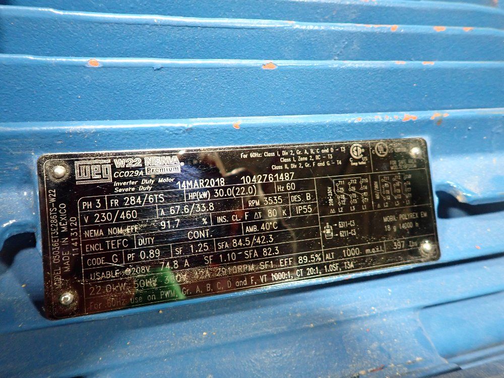 The New York Blower Co. 30 Hp 2018 The New York Blower Co. 2310 Stl Pressure Blower - 2310 Stl