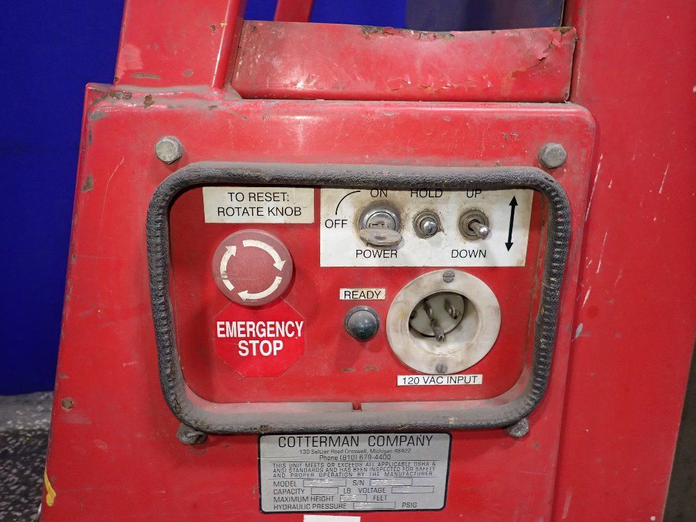 Cotterman 400 Lbs 176-bh Manlift - 176-bh