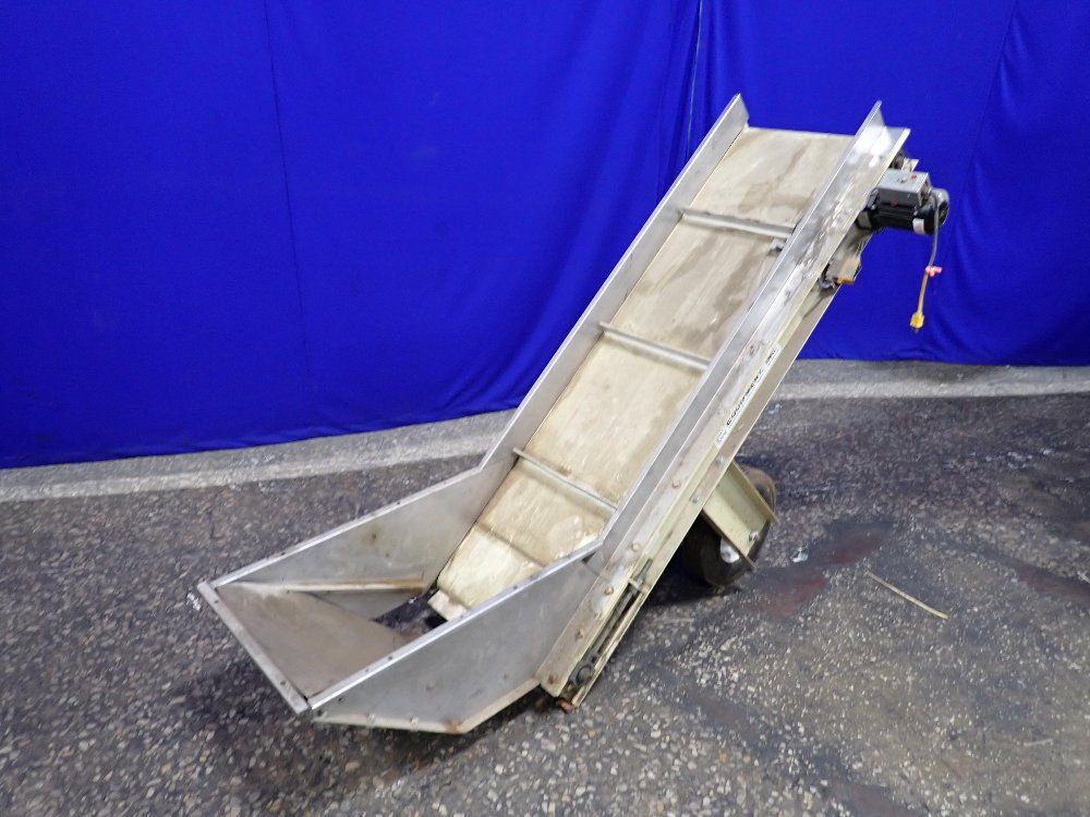 Plastic Process Equipment 18" Incline Belt Conveyor - Icb-1806ss