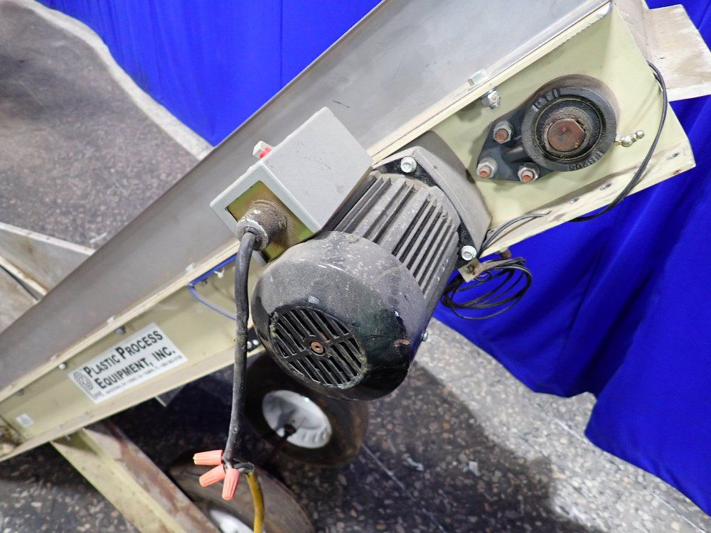 Plastic Process Equipment 18" Incline Belt Conveyor - Icb-1806ss