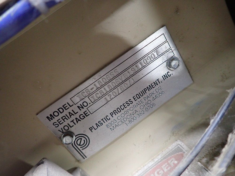 Plastic Process Equipment 18" Incline Belt Conveyor - Icb-1806ss