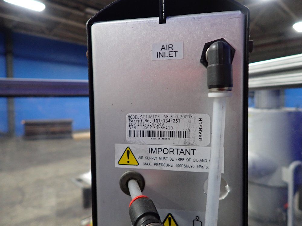 Branson 20" Series 30 2000x Rotary Ultrasonic Welding System - 2000x