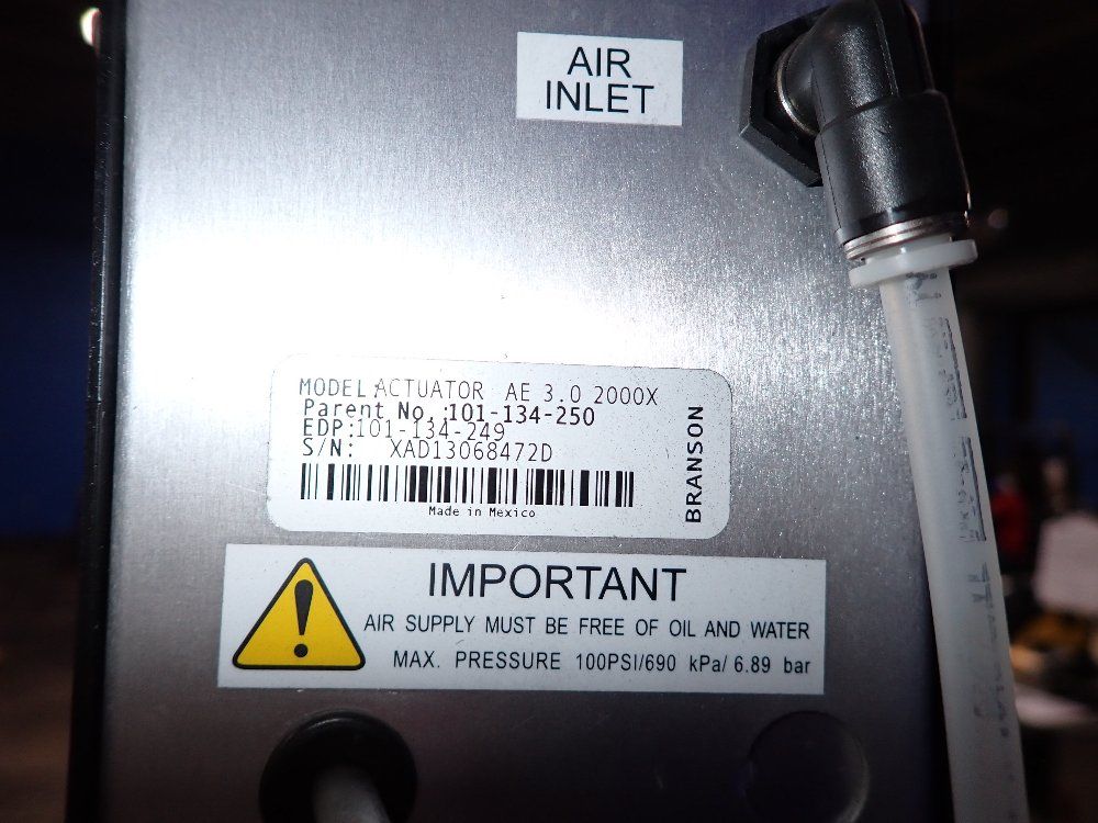 Branson 32" 2000x Rotary Ultrasonic Welding System - 2000x