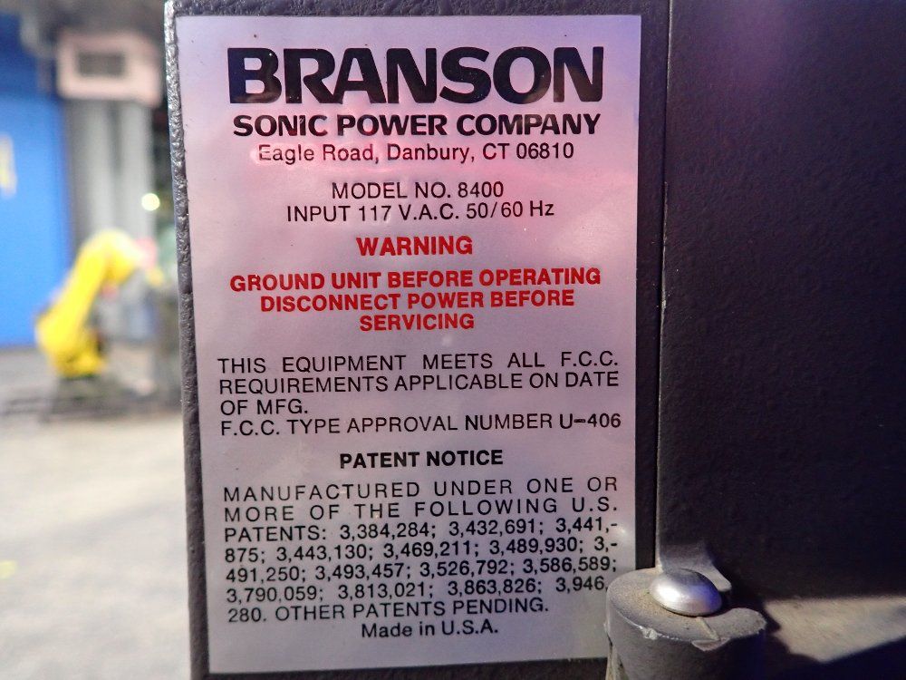 Branson 10"x14" Table 8400 Ultrasonic Welder - 8400