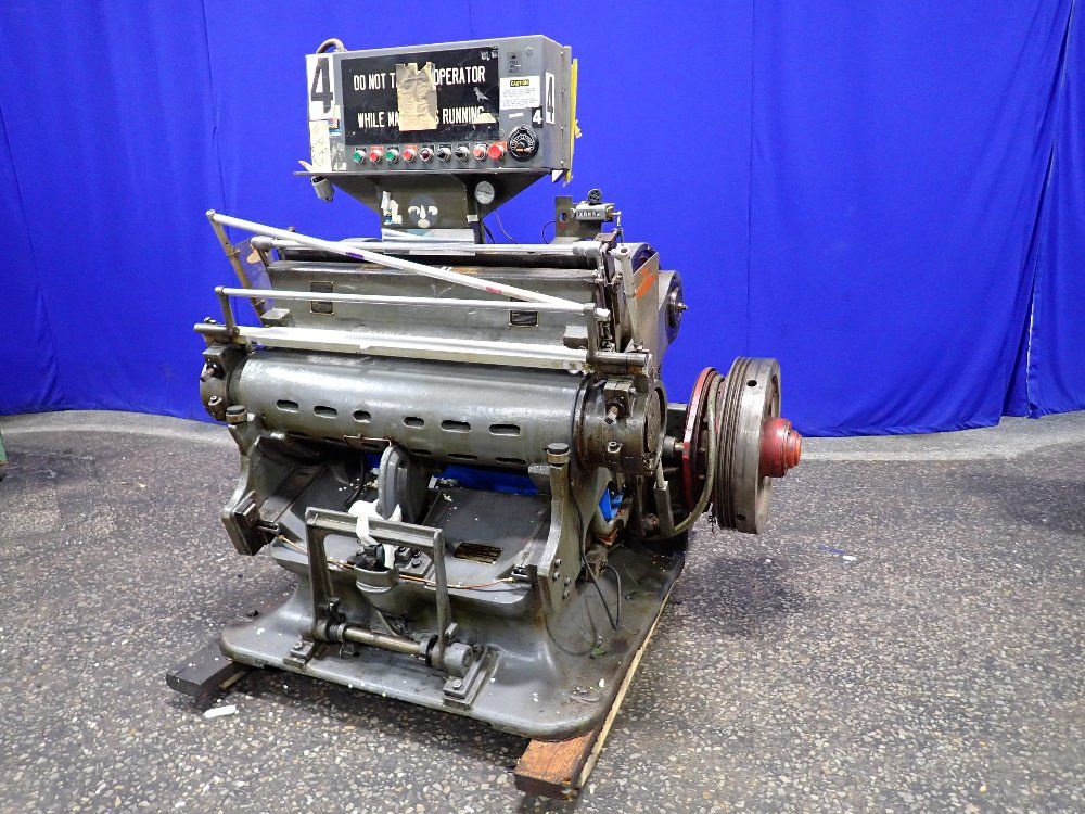 Thomson National Press Co. 43" Cutting & Creasing Machine - 8-6ac-dm