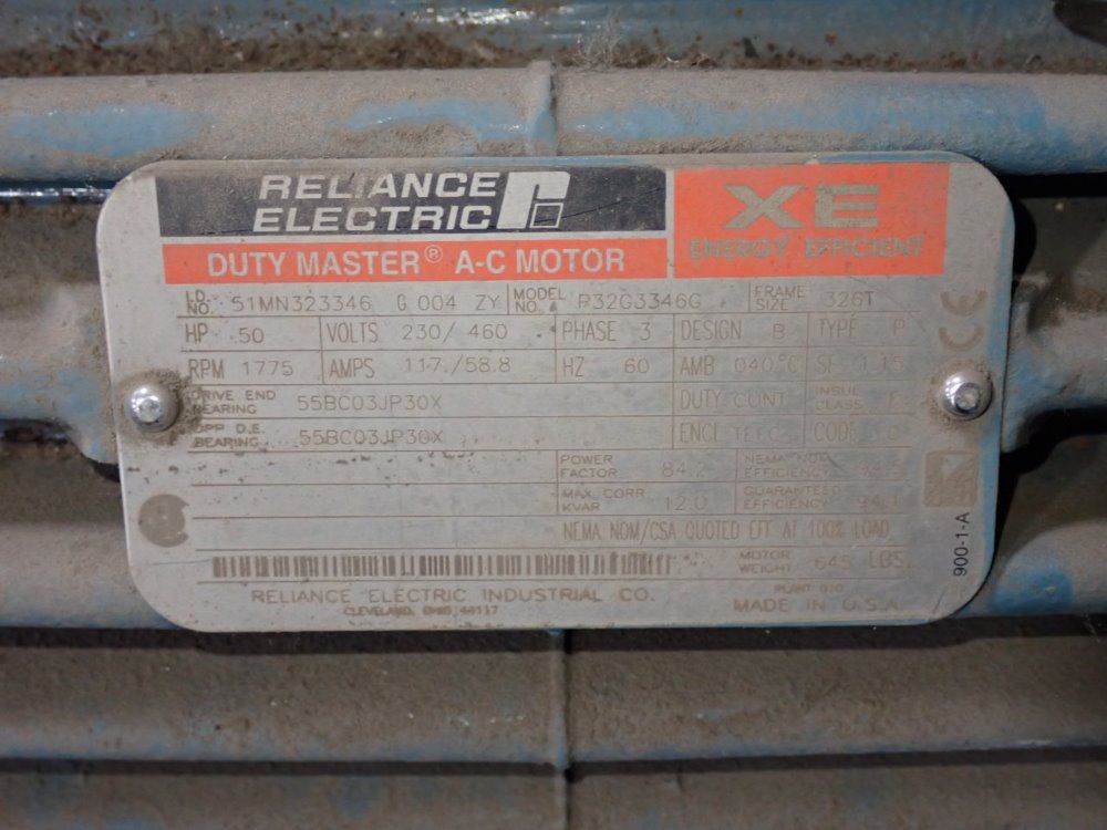 Hoffman 50 Hp 38304c Centrifugal Blower - 38304c