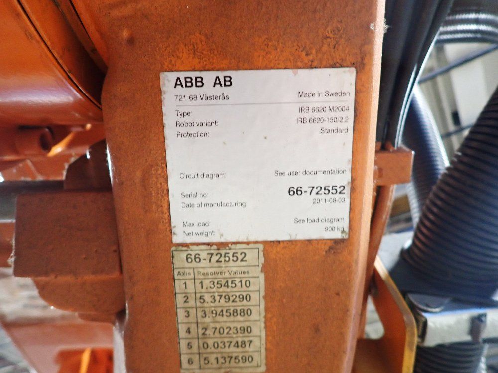 Abb 2011 Abb Irb6620 M2004 Robot - Irb6620 M2004