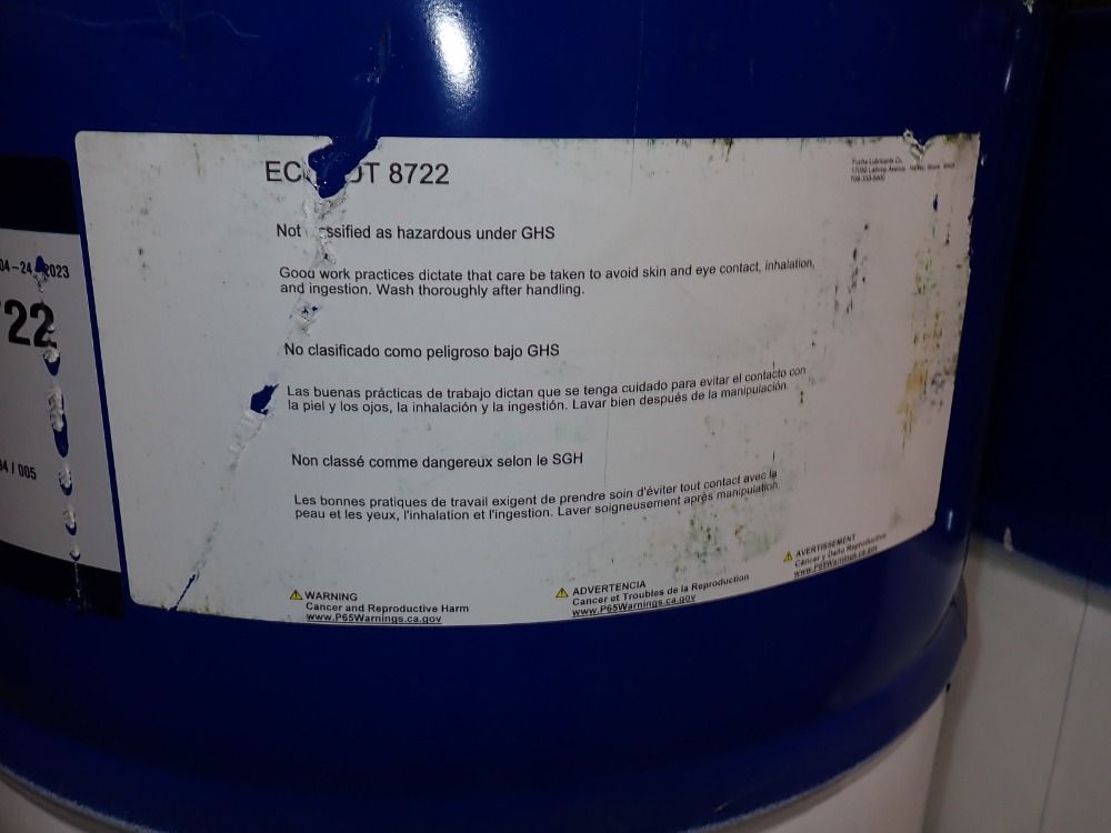 Fuchs 55 Gallons Ecocut 8722 Cutting Fluid