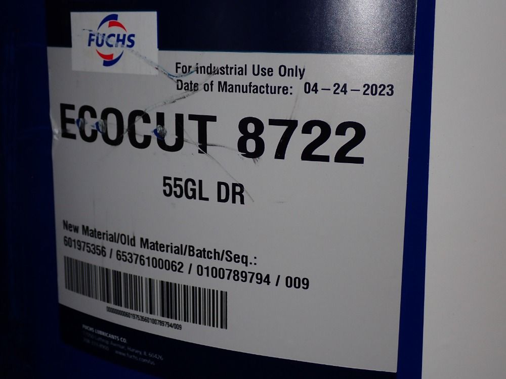 Fuchs 55 Gallons Ecocut 8722 Cutting Fluid