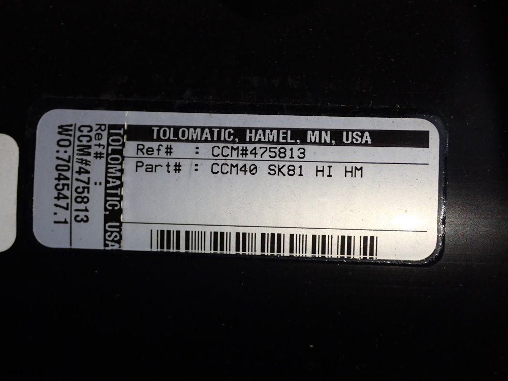 Tolomatic Cylinder - Ccm40 Sk81 Hi Hm