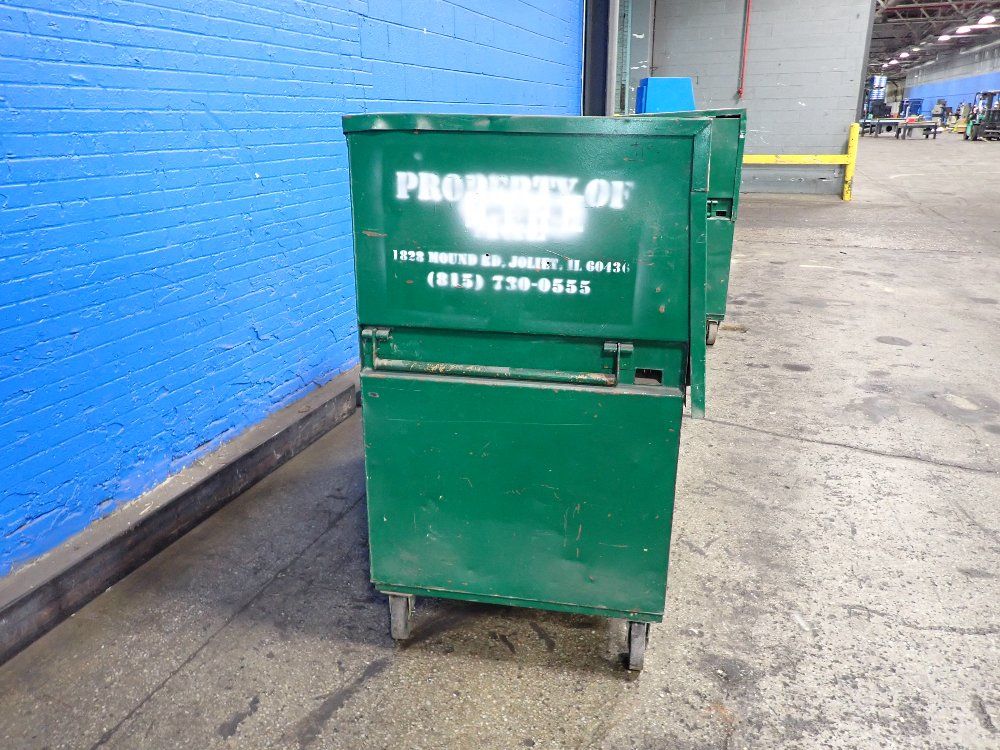 Knaack 11"x50 Shelves, 28"x60" Bottom Storage Box