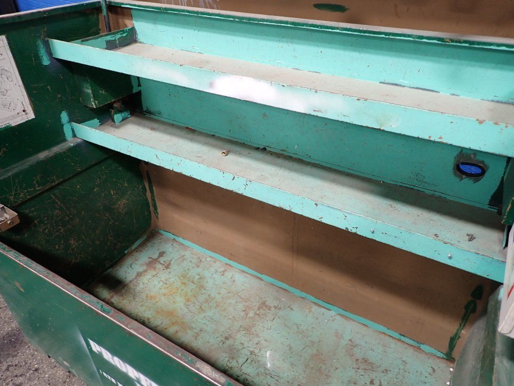 Knaack 11"x50 Shelves, 28"x60" Bottom Storage Box