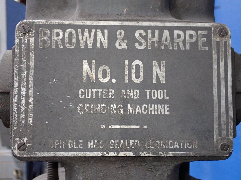 Brown & Sharpe Tool Grinder - No.10n