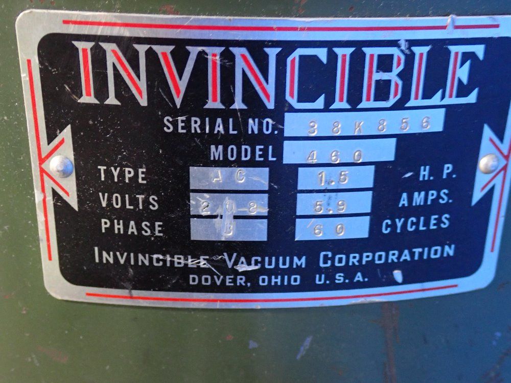 Invincible 5.9amp Vacuum - 460