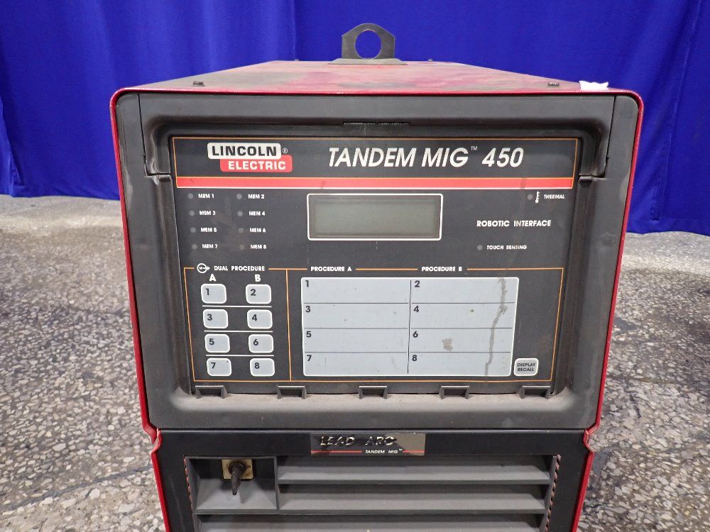 Lincoln Electric 450 Amps Welder - Tandem Mig 450
