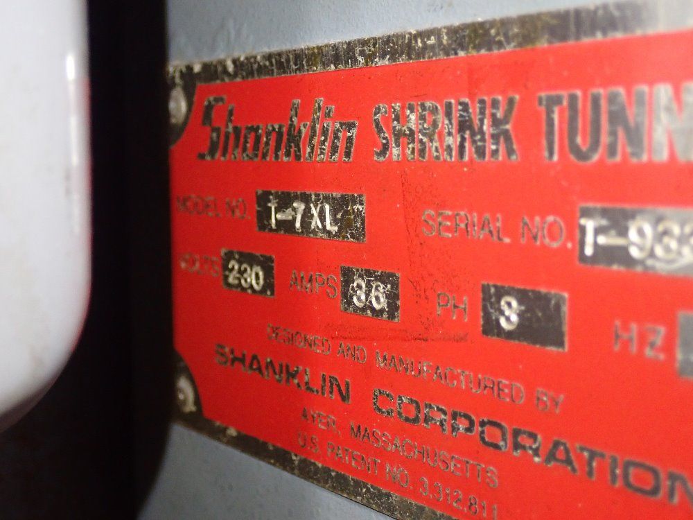 Shanklin 15" X 75" Heat Shrink Tunnel - T-7xl