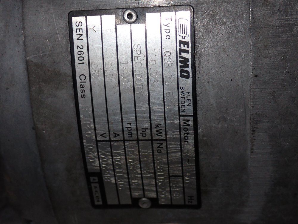 Elmo 0.33kw Motor - Qsb71b/42t
