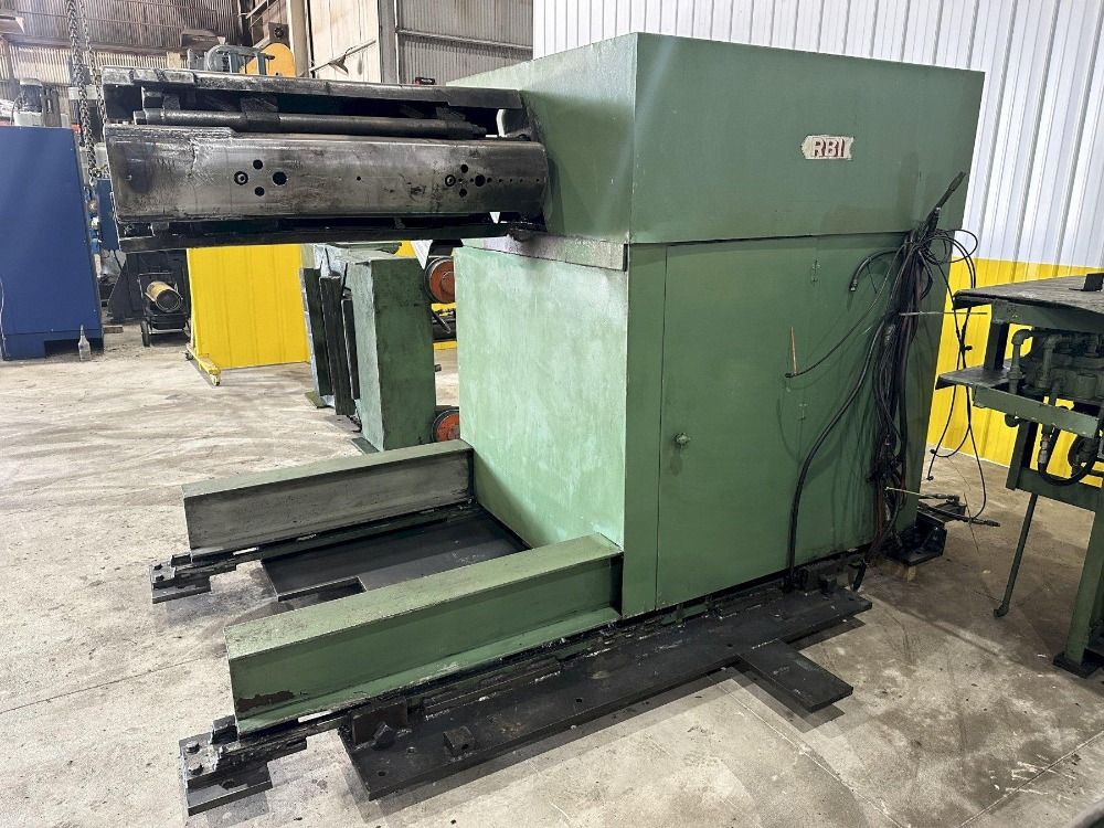 Red Bud 20,000 Lbs X 48" Coil Reel Uncoiler & Car - Rm48-20s