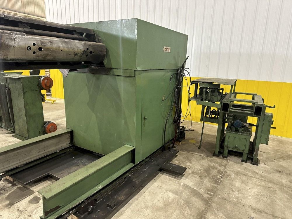 Red Bud 20,000 Lbs X 48" Coil Reel Uncoiler & Car - Rm48-20s