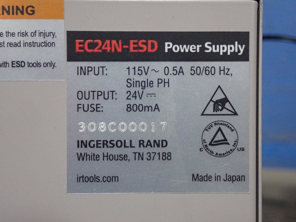 Ingersoll Rand Power Supply - Ec24n-esd