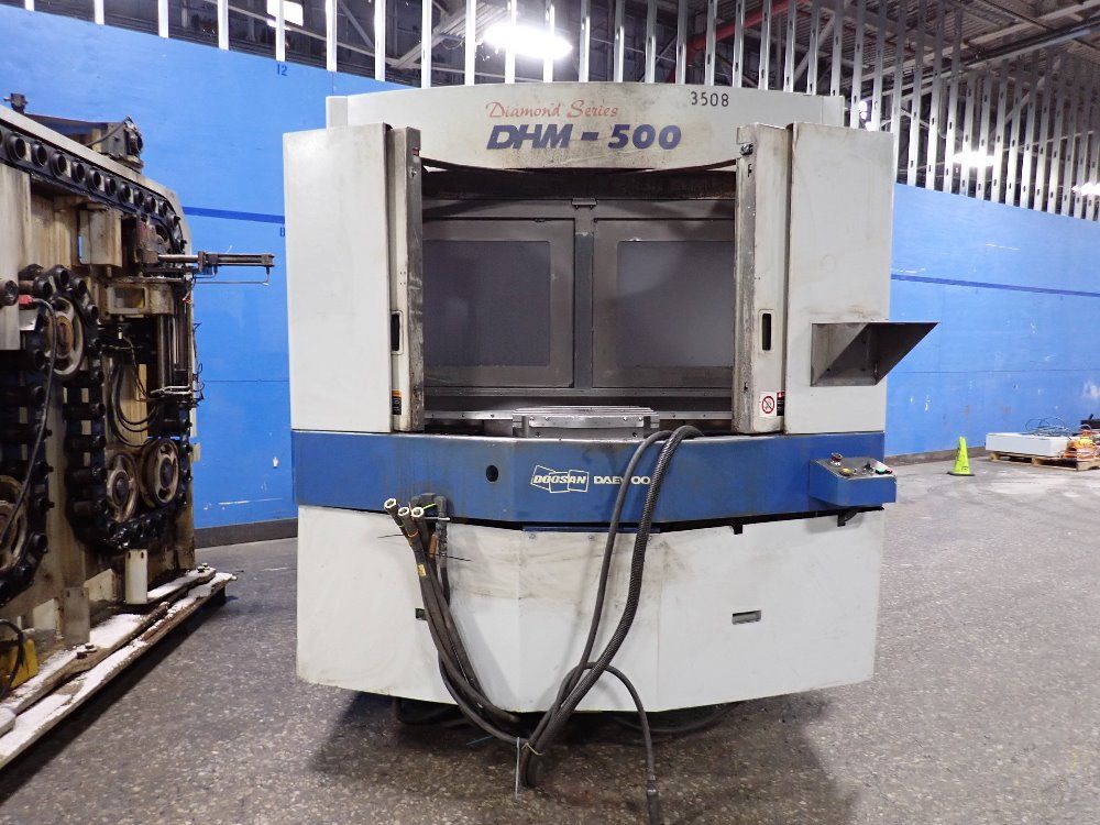 Doosan Infracore 19 1/2" X 19 1/2" 2006 Doosan Infracore Dhm-500 Horizontal Machining Center - Dhm-500